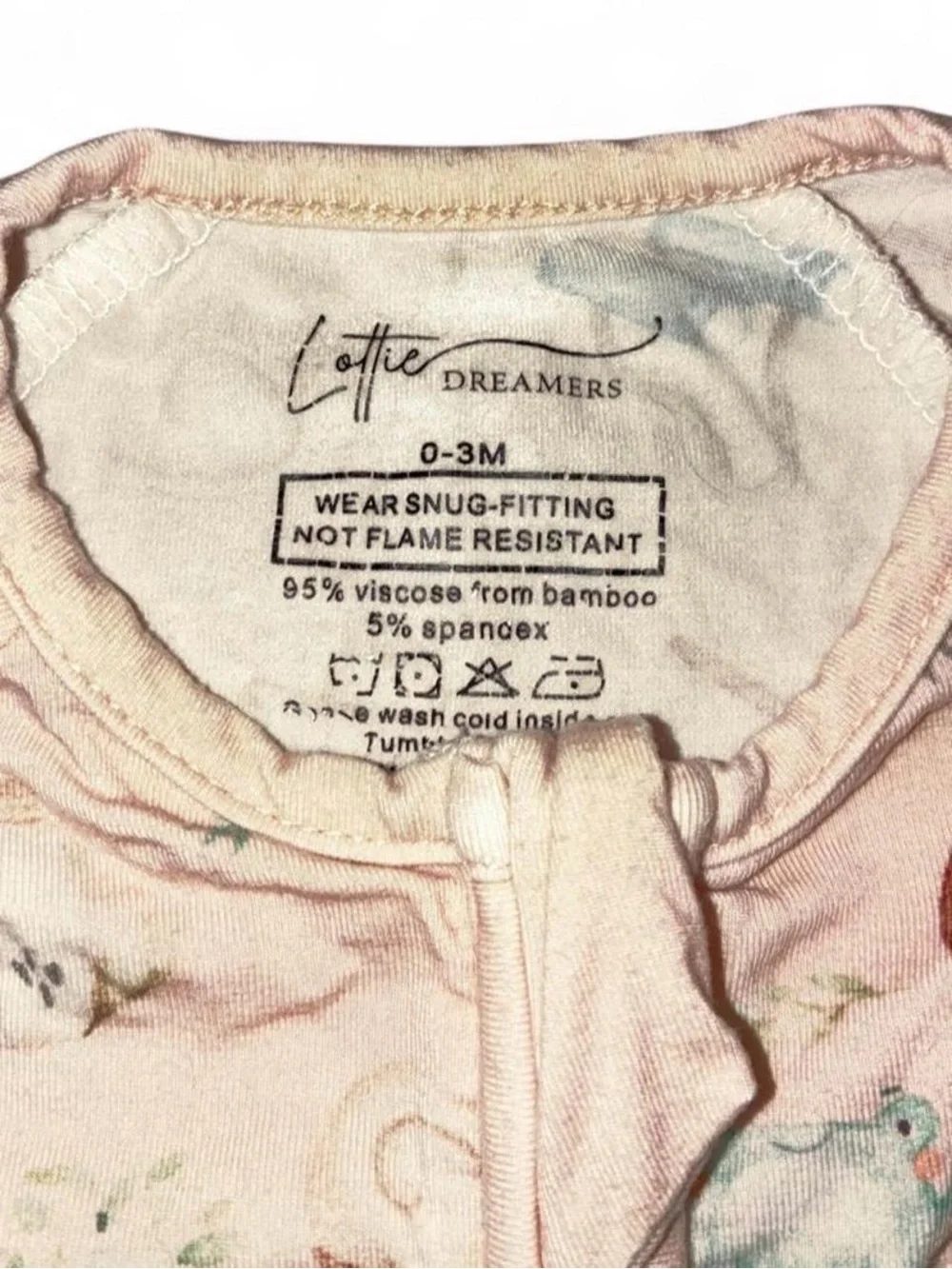 Bamboo Pajamas Baby 0-3 Boutique Lottie Dreamers Bug Hunt